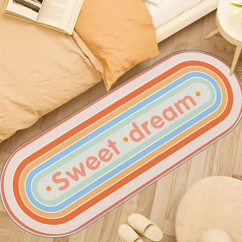 

Ковер у кровати, длинный напольный коврик, эркерный ковер для спальни, гостиной, толстый и устойчивый к грязи напольный коврик 50*160cm