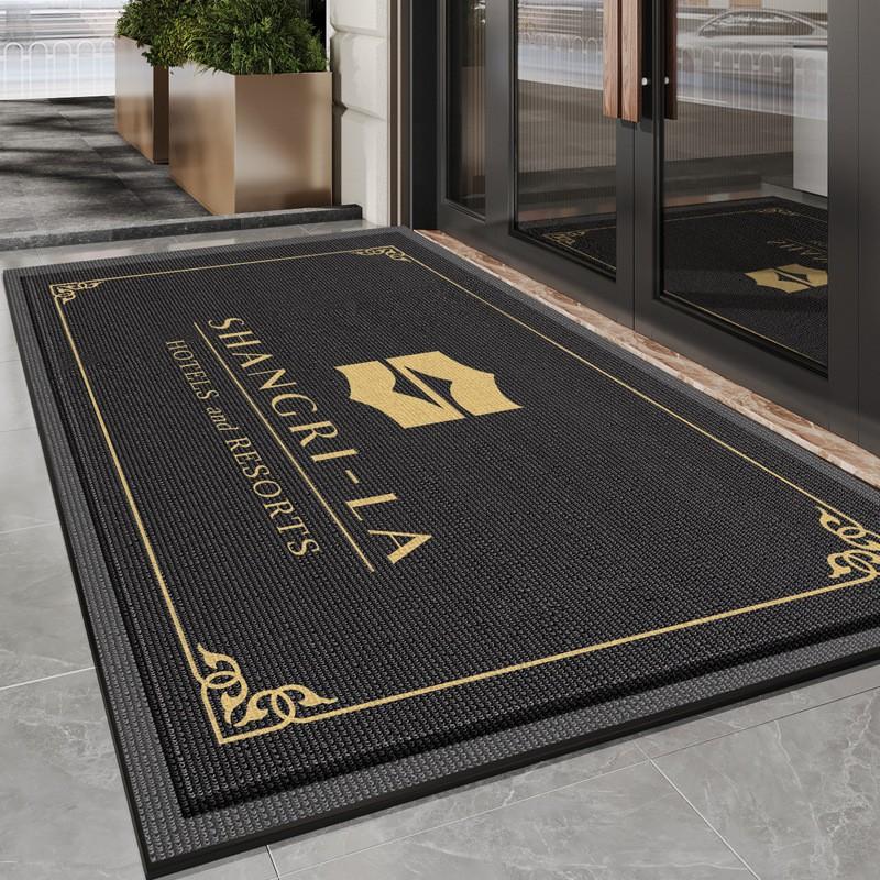 Commercial Floor Mat PVC Rectangle Hotel Mall Cafe Entrance Week Welcome Customizable Templates 0.5sqm