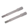 2PCS Extension Bar for 1 4 Inch Hex Screwdriver CrV Steel Bit Extension Adapter Grey Sandblasting
