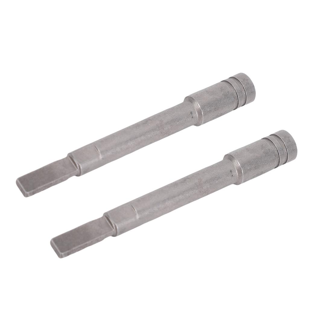 2PCS Extension Bar for 1 4 Inch Hex Screwdriver CrV Steel Bit Extension Adapter Grey Sandblasting