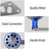 1Pc Durable Metal Handle Part Accessory for Abu Round Baitcast Fishing Reel(Blue)