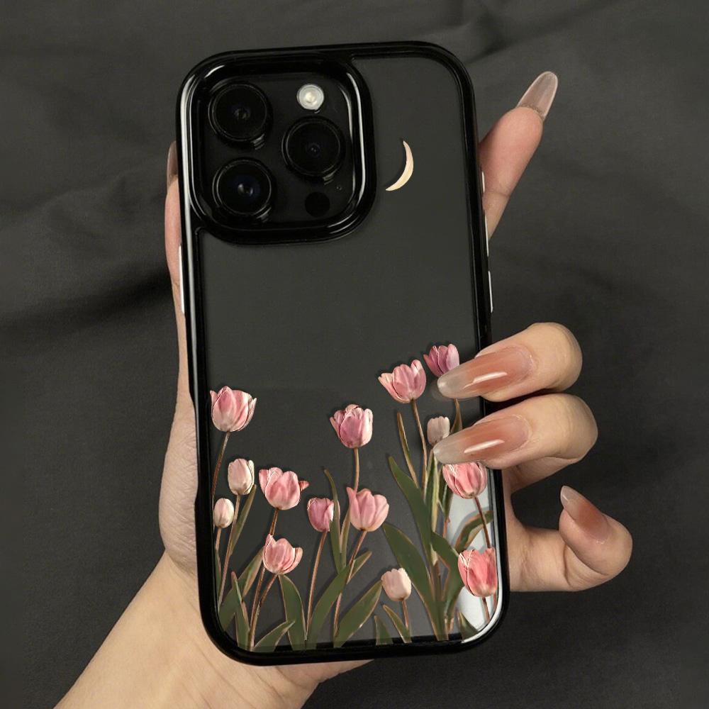Acrylic Phone Case for iPhone 11 12 13 14 Pro 12 14 16 Pro Max for Samsung A16 A36 A56 S24 FE High-quality Painted Anti-fall Mobile Phone Case