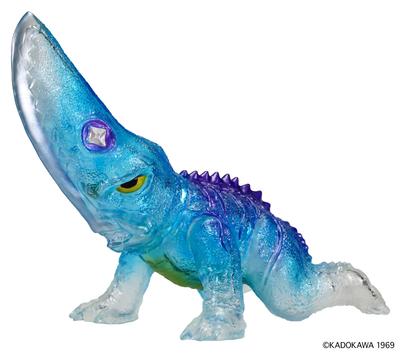 Middle Size Series Gamera Giron Clear Blue 130mm PVC Painted Finished Soft Vinyl Figure [2nd Edition] (1969) Ver. Approx.