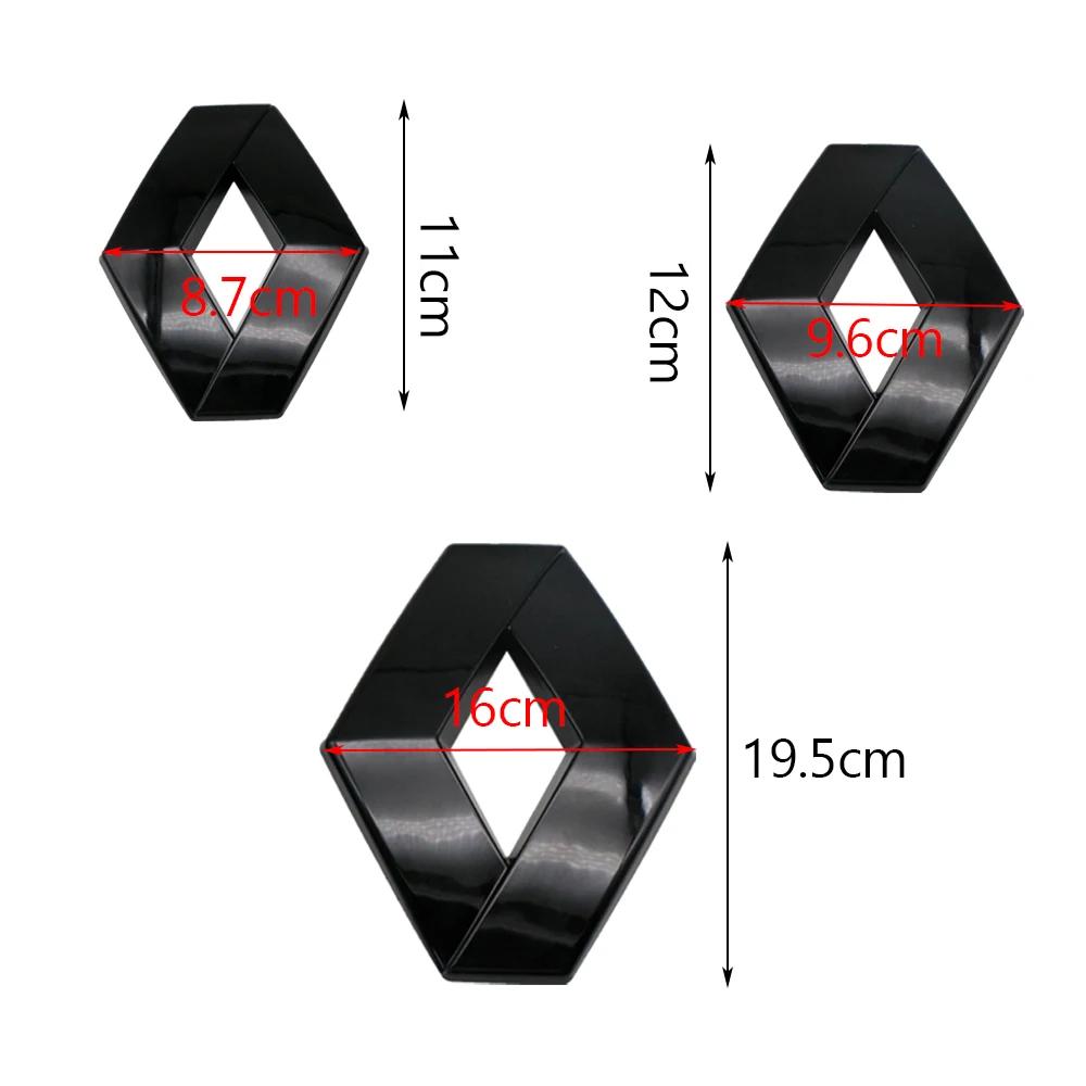 Radkappen für Renault Megane 2 3 4 Twingo Clio Talisman Captur Kwid Zubehör Auto Frontkühlergrill Logo Abdeckung Heckklappe S