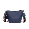 Lychee pattern ribbon single shoulder crossbody tote bag, a new letter bucket hairball diagonal span bag