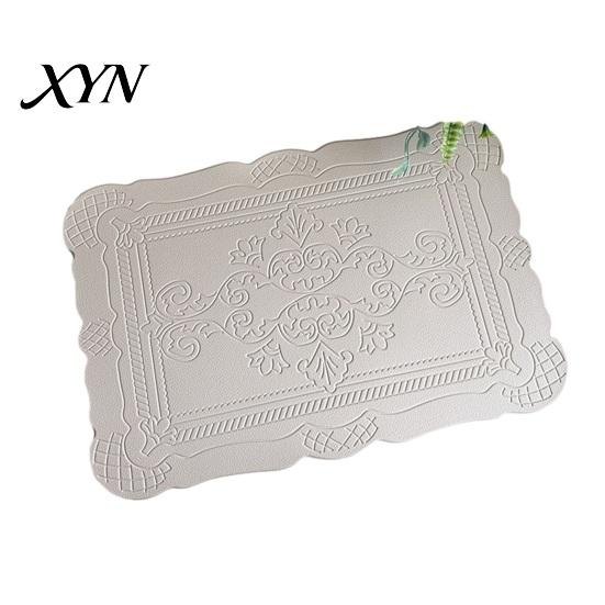 Waterproof Placemat Placemat, Heat Resistant Dinner Table Mats, Non-Slip Non-slip Embossed Decorative Kitchen for Dining Thermal Insulation