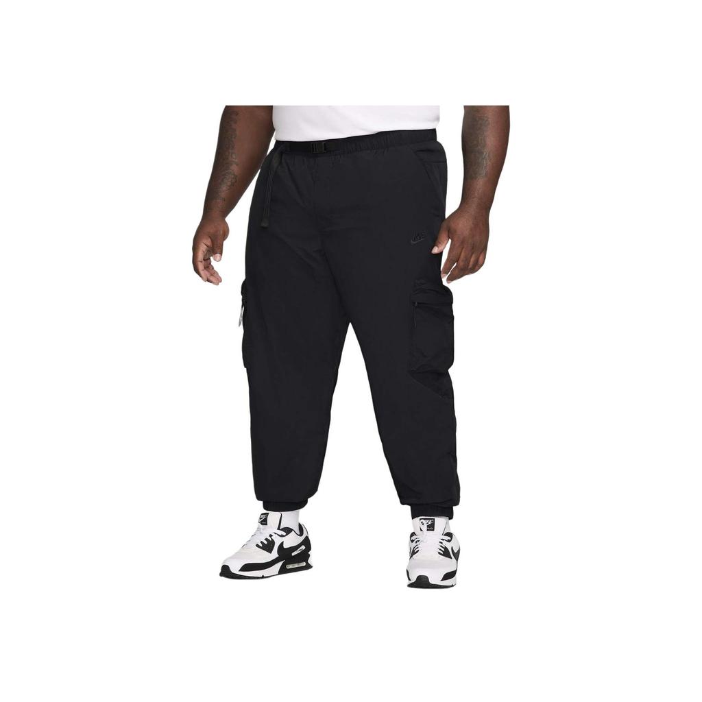 Nike Tech Woven Fashion Comfortable Fitted Solid Color Jogger Pants Men bottoms Black FZ0756-010