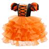 New Halloween Party Children's Gift Princess Dresses Middle and Large Children's Cake Dress Children's Dress Cosplay Performance Costumes 638