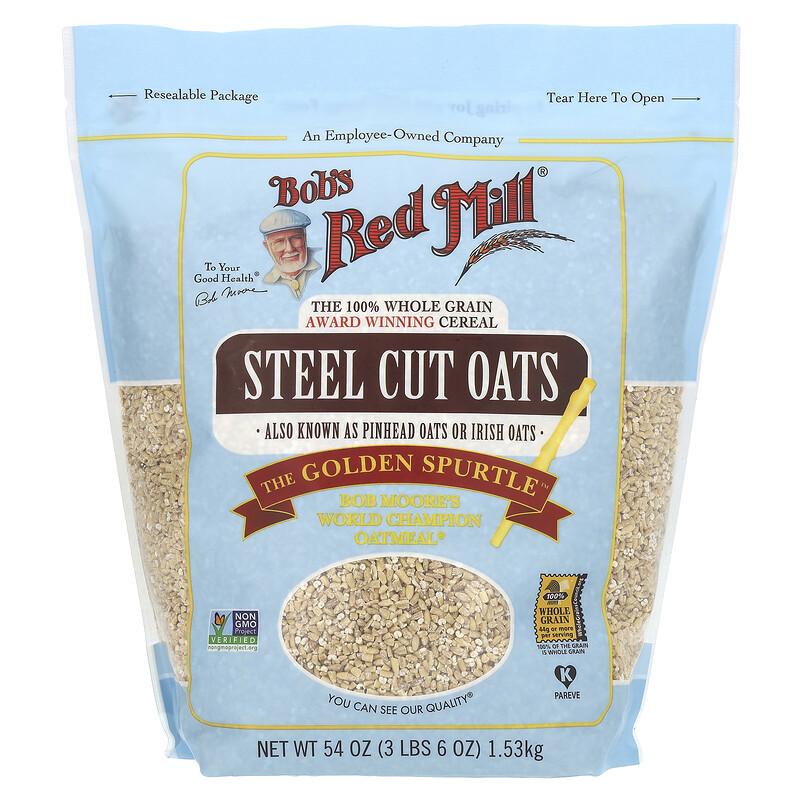 Rworld Wellness Grain Steel Cut Oats, Whole 54 Oz (1.53 Kg)