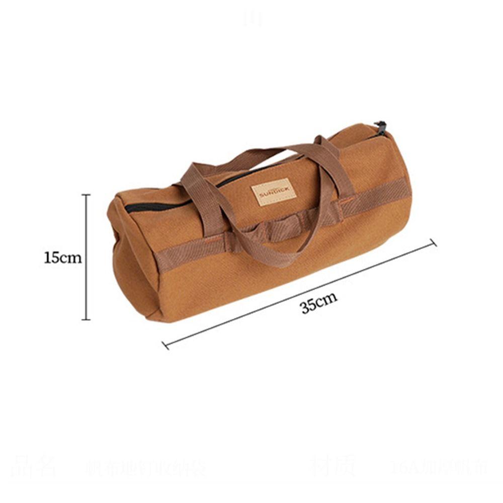 Large Capacity Ground Nail Storage Bag Waterproof Tent Peg Bag Tent Stake Tool Bag  Outdoor Camping