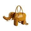 Creative Elephant Shape Mini Shoulder Bag Women PU Leather Crossbody With Zip Internal Pockets