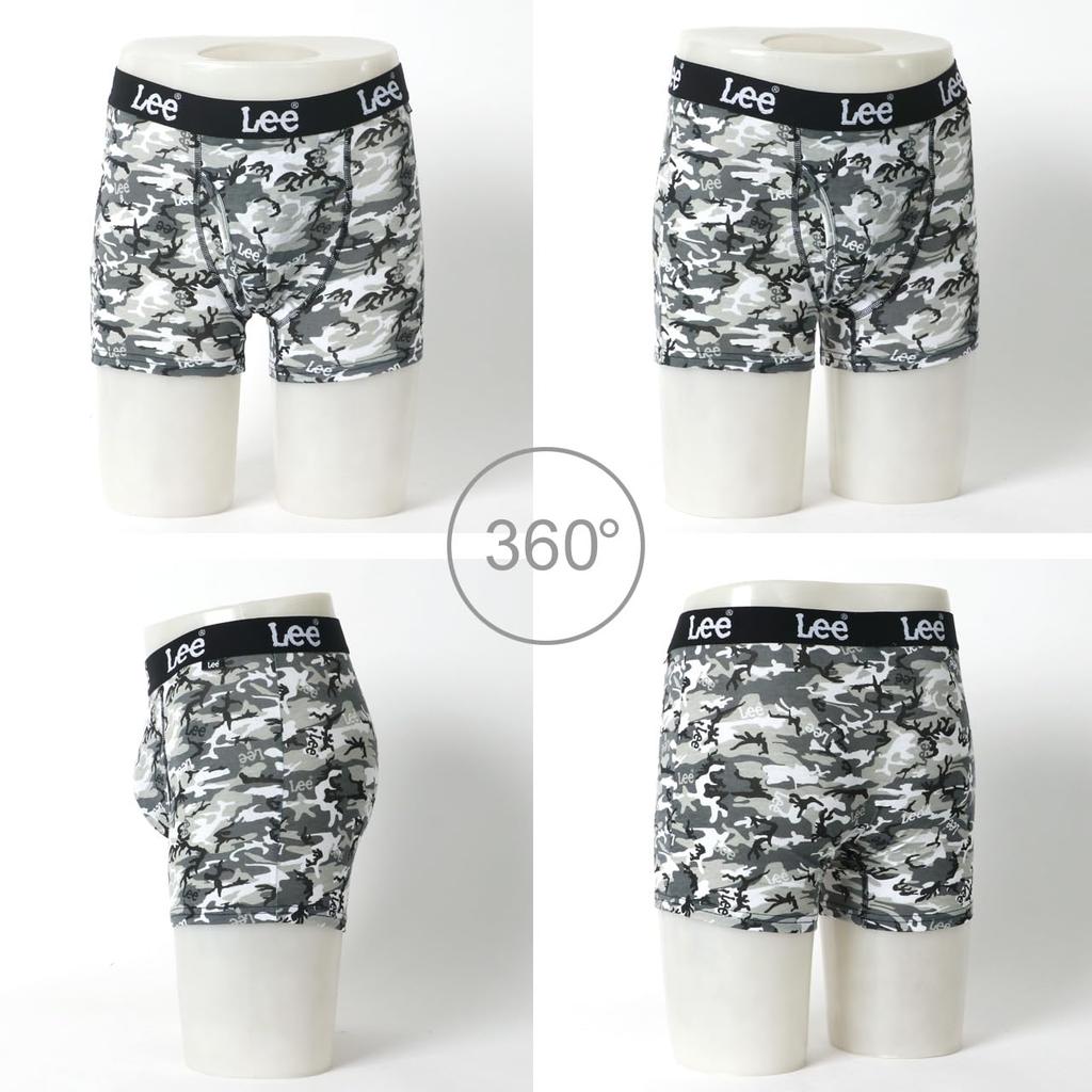 Lee Boxer Sizes and Custom Simple Design Men's 3-Pack Briefs, M, L, LL, 3L, 4L, 5L, 6L, Order, Gift, Front-Opening, All-Over Print, (3L, White)