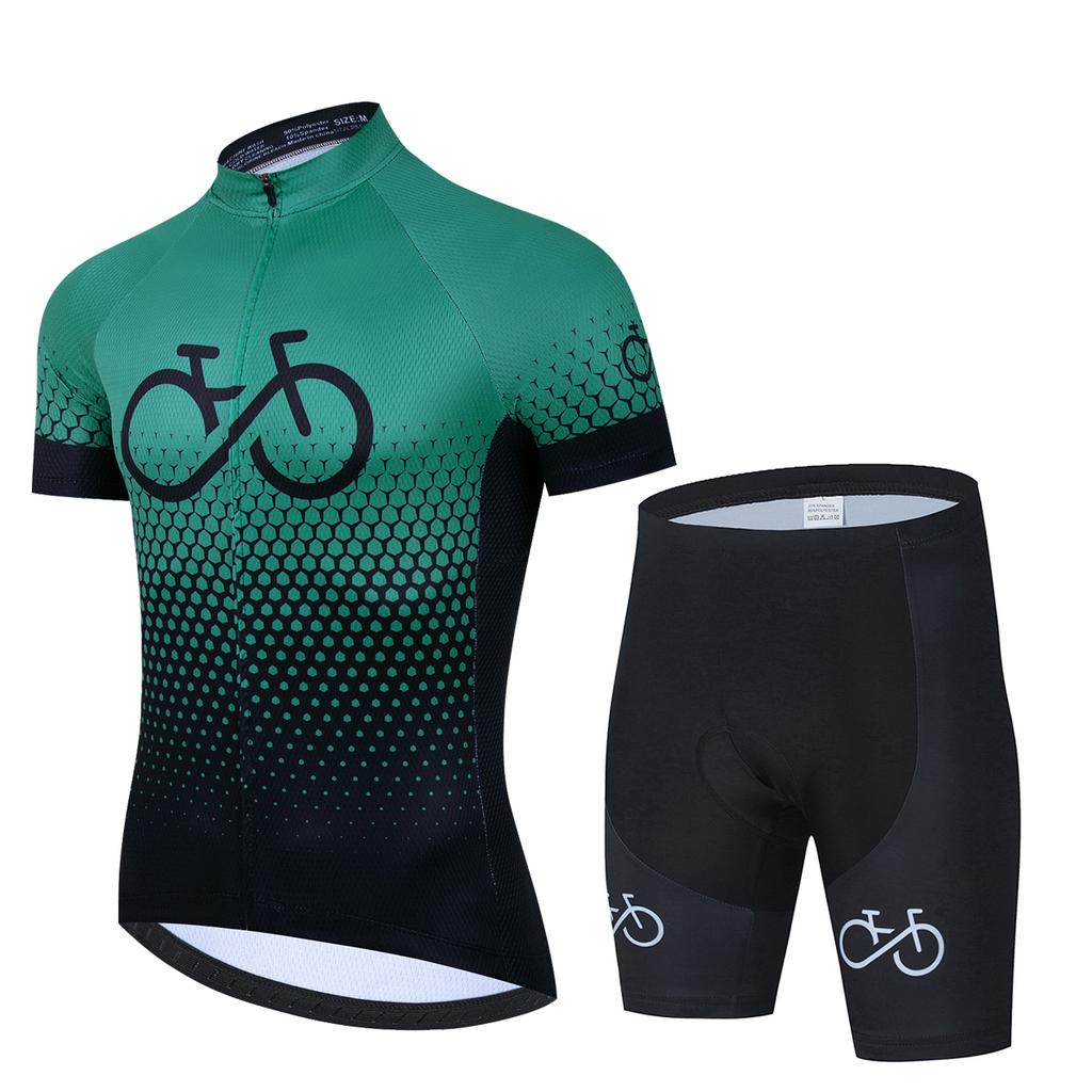 2026 New Men Summer Short Sleeve Set Breathable Racing Sport MTB Bicycle Clothes Outdoor Bike Uniform  2026 Breathable Cycling Suit Set