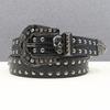 European and American Skeletons Western Rivet Belt Women's Pin Buckle Belt Punk Style Jeans Belt Skull Head