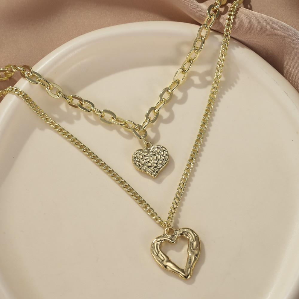 Quality Heart Premium Shaped Necklace With Angel Wings For Trendy Fashion Womens