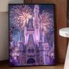 Disney Diamond Painting 5D DIY Enchanted Castle Diamond Painting Art Diamond Painting Kit Adult/Beginner Gift Idea Home Decor