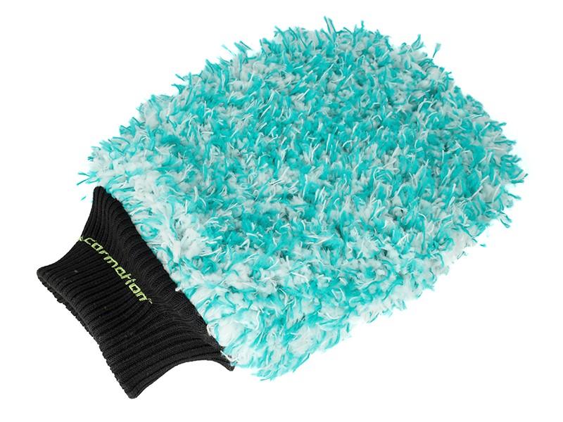 Gant de lavage de voiture double face en microfibre et chenille 1
