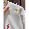 Autumn Arrival Men's High-End War Horse Embroidery Hoodie - Trendy, Versatile Round Neck Top