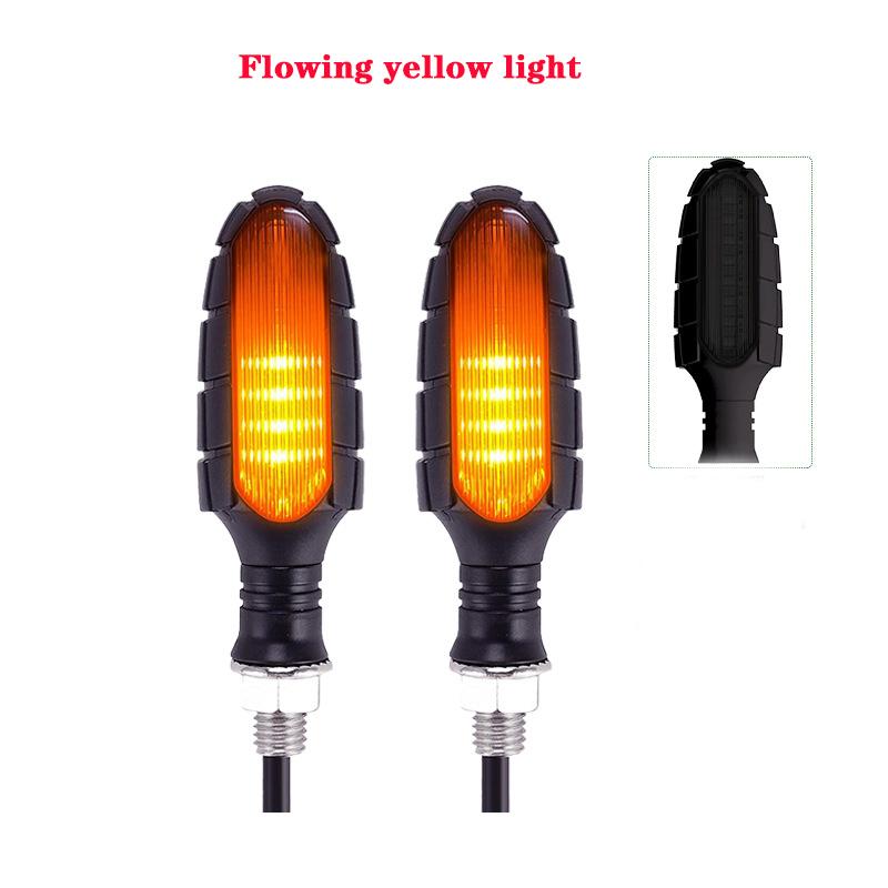 16 LED Motorcycle Turn Signal Lights Waterproof DRL Flasher Motorbike Indicator Blinker Moto Tail Brake Warning Lamp DC 12V