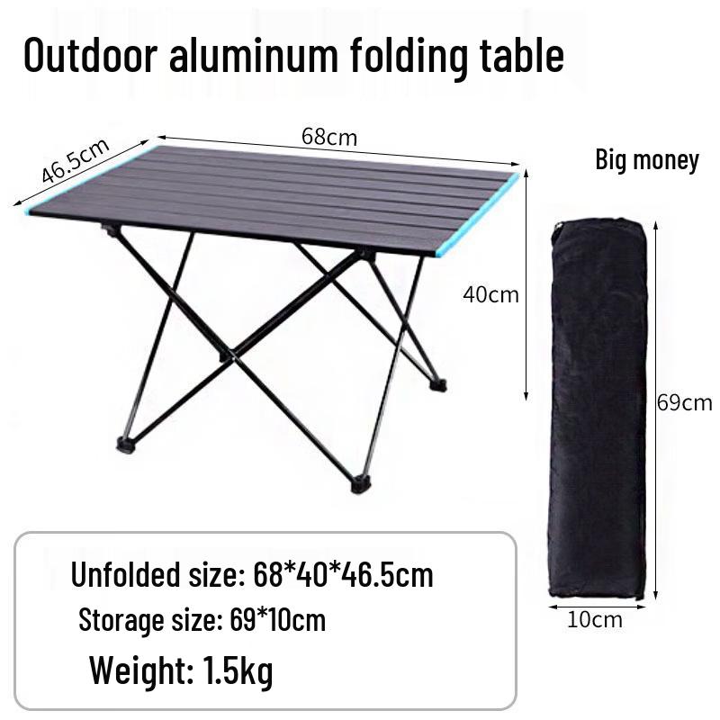 ZISIZ Multi-purpose Foldable Camping & Picnic Table