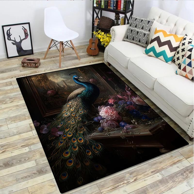 Flowers Animal Rug Home Carpet Office Decorative Carpet For Living Room Bedroom Door Mat Floor Carpet Computer Chair Area Rug