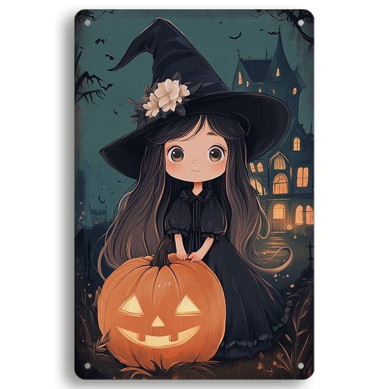 Halloween Metal Tin Sign Wall Decor 20x30cm