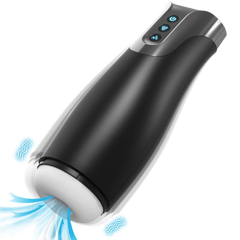 Automatic Male Masturbator Cup Sex Toys Vacuum Sucking Blowjob Deep Throat Vibration Suction Oral Cup Adult Products For Men 18+