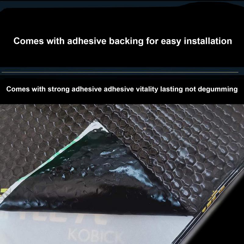 Sound Dampening Material For Cars Vibration Dampening Material Back Adhesive Sound Damping Sheet For Garage Door Trunk Hood