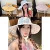 Chic Wide Brim Fisherman Hat For Women In Soft Pink Stylish Summer Sunshade