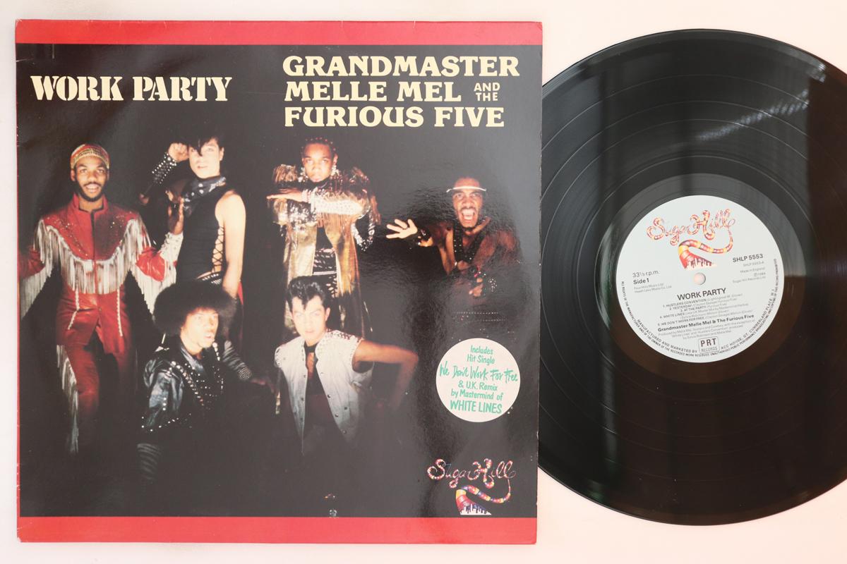 

LP Record GRANDMASTER MELLE MEL & THE FURIOUS - Work Party SHLP5553 SUGAR HILL 1984 UK Rap & Hip-Hop/R&B Used