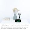 Adjustable Brightness Mirror Alarm Clock Large Display LED Electronic Clock  For Bedside