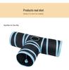 Royal Blue Three-Way Foldable Cat Tunnel Toy with Crinkle Paper – Indoor & Outdoor Use for Pets