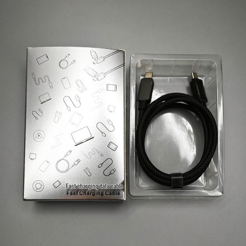 100W Digital Display Charging Cable for Apple, Huawei Mate80, Laptop, Real-time 5A Power