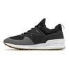 New Balance Nb 574 Sport Fabric Retro Low Top Lifestyle Sneakers Unisex Sneakers Black Gray MS574EMK