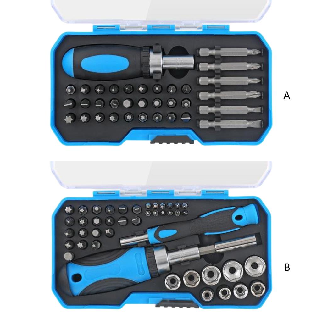 44pcs /34pcs Ratcheting Multi-Bit Screwdriver Set Professional Screwdriver