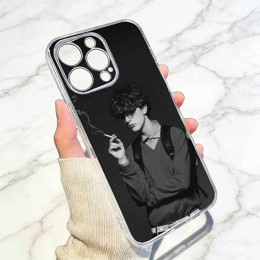 

Smoke Phone Case For iPhone 17 16 15 14 13 12 11 Mini Pro Max Plus Transparent Cover iPhone11PROMAX