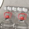 Modern Minimalist Abs Bathroom Wall Mount Mop Holder With Strong Clips And Hooks For Home Organization