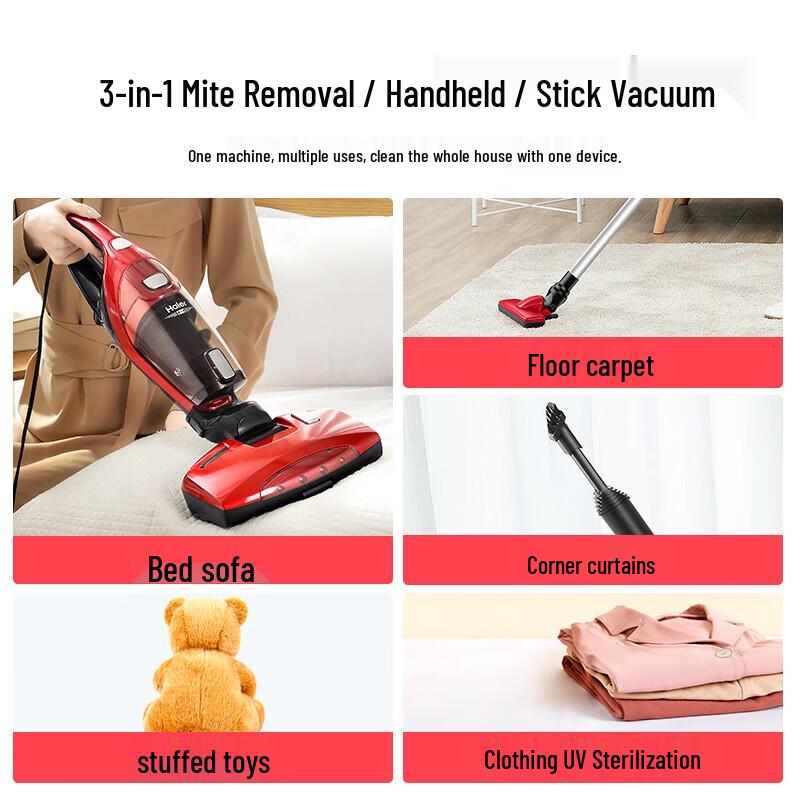 Haier ZC405S 3-in-1 Handheld Vacuum Cleaner CN plug (adapter included)