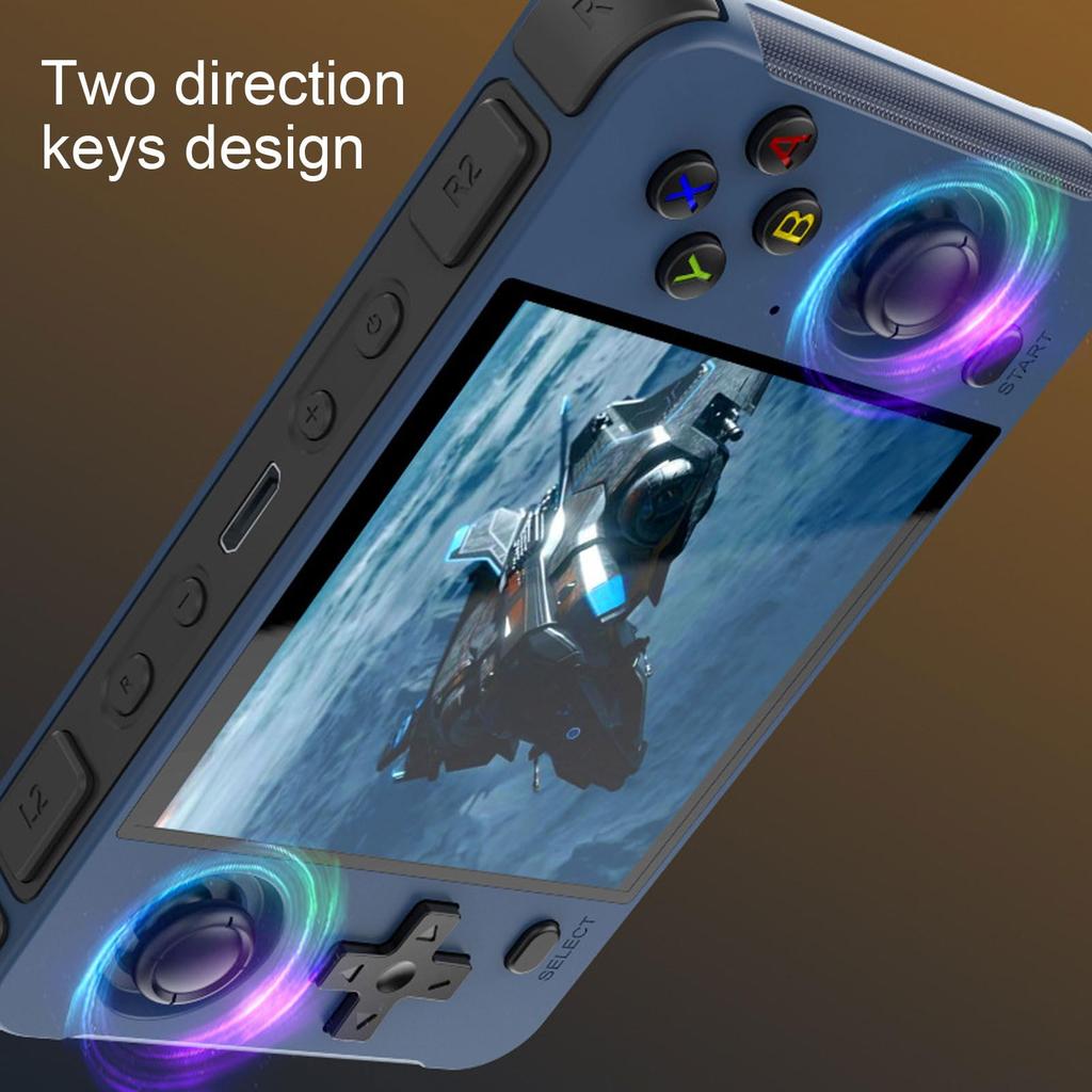 R40S Retro Handheld Game Console IPS Screen Mini Retro Video Console with Over 4000mAh Portable Handheld Retro Game Console - 4-inch 10,000 Built-in