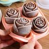 Rose Ice Cube Mold Food Grade Silicone Tray for Cocktails Whiskey Bourbon Easy Release BPA Free Ice Cube Maker