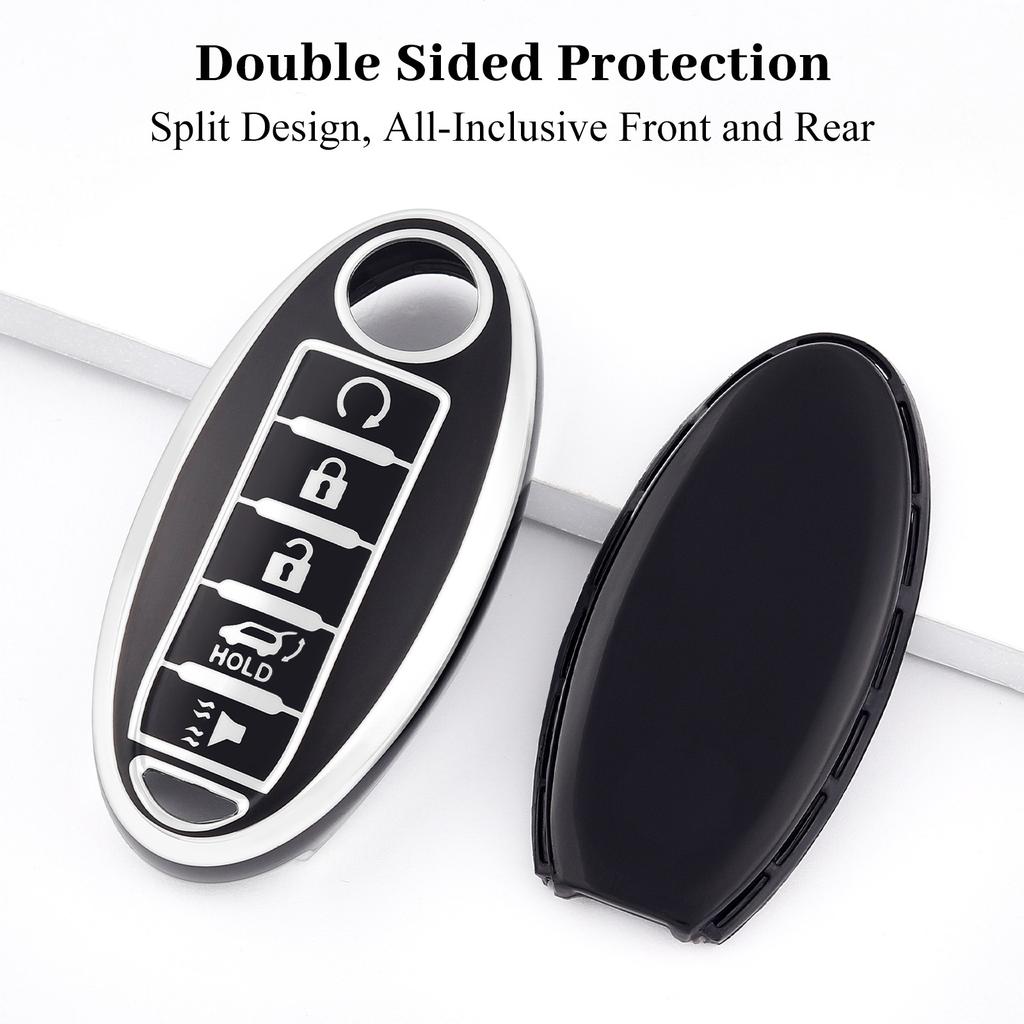 Soft TPU Key Case for Nissan Infiniti Rogue Altima Quest Pathfinder Sentra Patrol CIMA Fuga Armada Teana Murano Titan Car Key