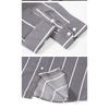 Men Striped Long Sleeve Casual Slim Fit Fashion Business Shirt