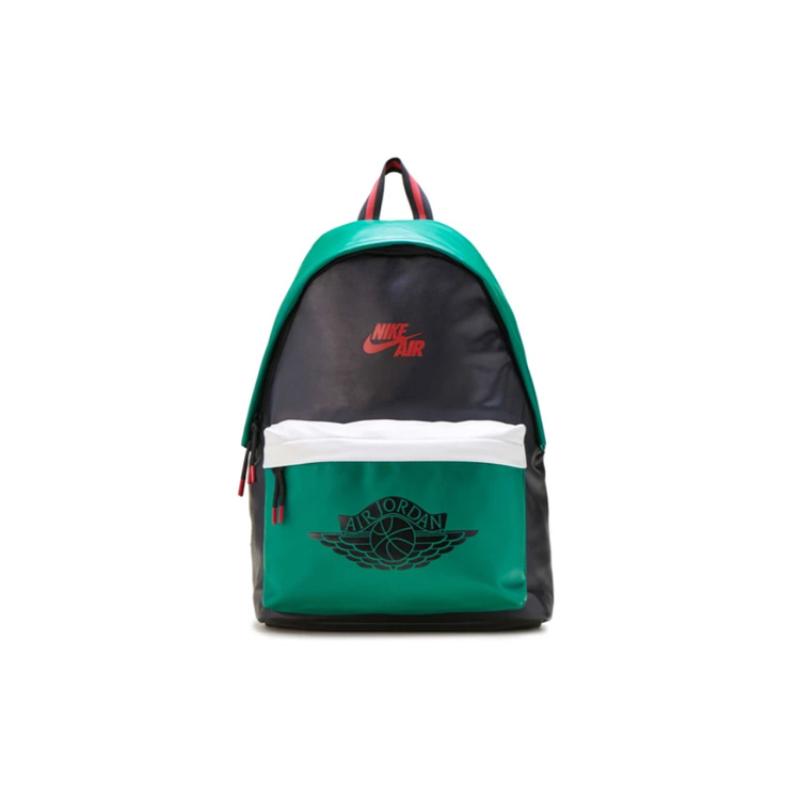 

Jordan Polyester Basketball Bags Backpack Regular Unisex Black Green Multicolor Jordan 9A0390-085
