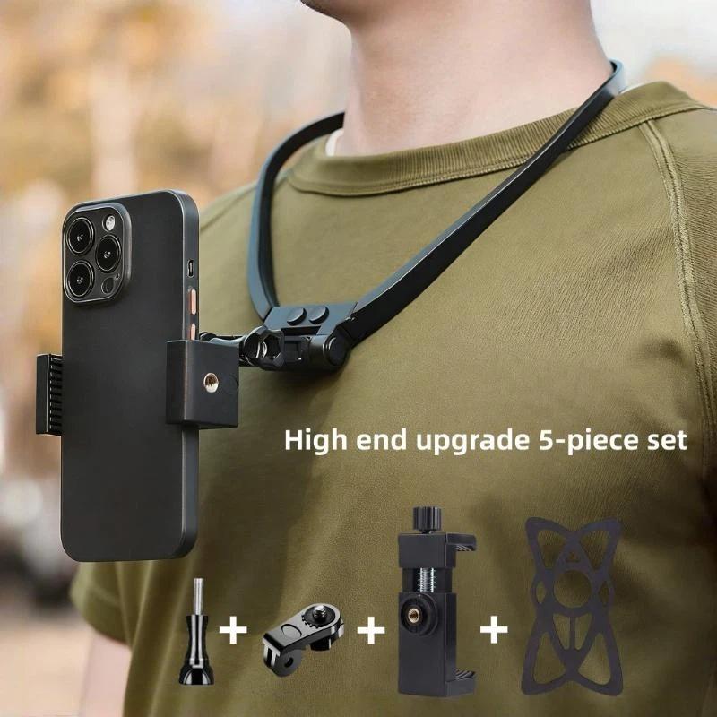 Halsmontage-Handyhalter Lanyard Aufhängung Halterung Verstellbar First-Person-Aufnahme Ständer Für Outdoor-Sportaufnahmen
