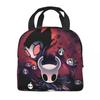 Hollow Knight Funny Games Insulated Lunch Bags Food Container Bags Portable Cooler Thermal Lunch Boxes For Work