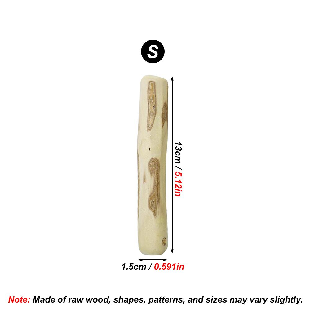 

1 PC Natural Coffee Wood Dog Chew Stick Durable Dental Teeth Cleaning Molar Toy for Pet Small Large Dogs Stress Relief Teething
