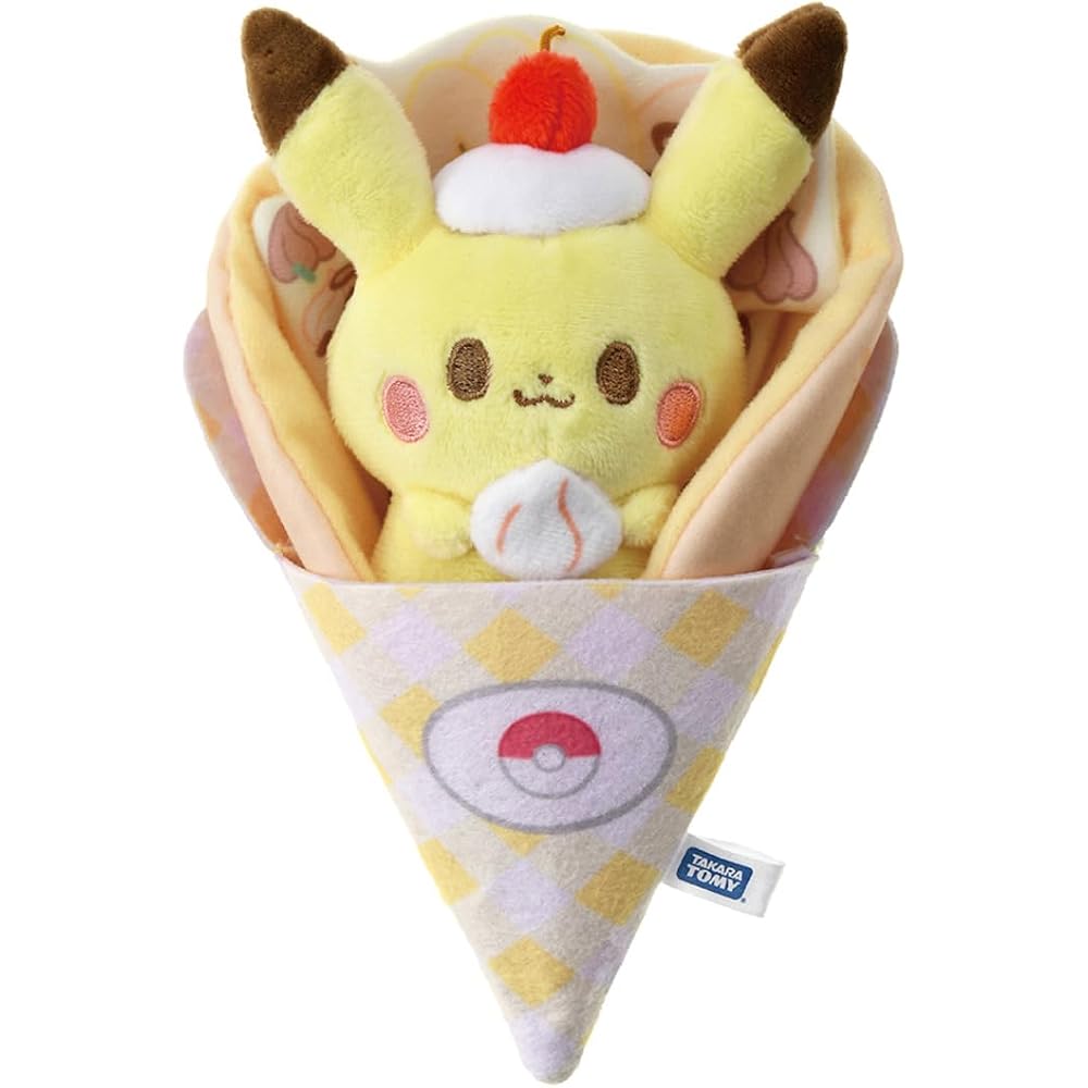 Pokemon Pokepeace Pikachu Plush Toy 10 Inch Soft Cuddle Toy for Kids