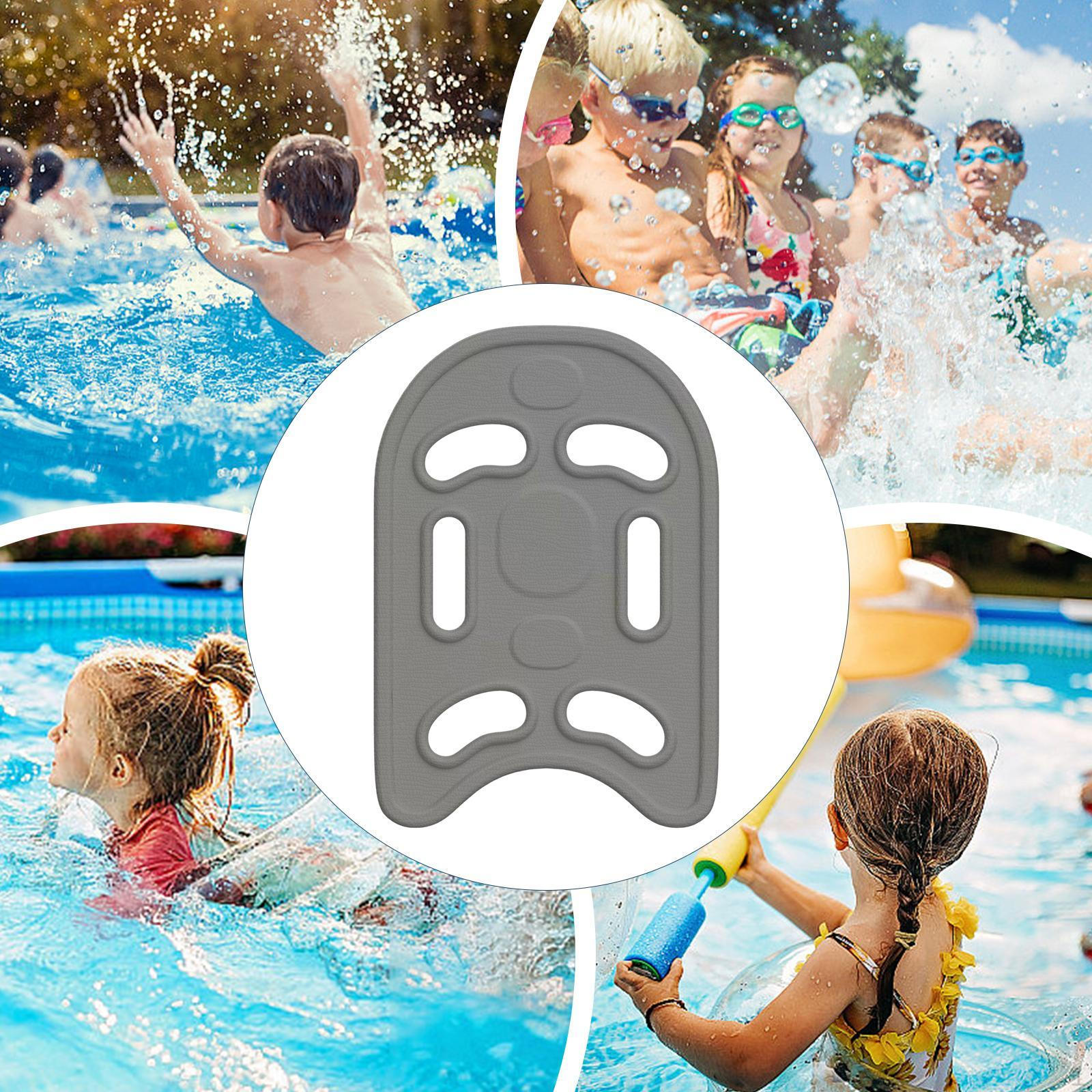 

Swimming Kickboard EVA Kick Board Anti Slip Water Sports Portable Waterproof Summer Pool Party Swim сірий колір