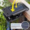 1 Set Solar Powered Garden Lights with Motion Sensor 3 Modes Clip-on Easy Mount for Backyard Lighting