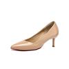 Black High Heels Women's Stilettos Spring and Autumn New Red-soled Patent Leather Pointed Head Light Mouth Sexy Nude Single Shoes